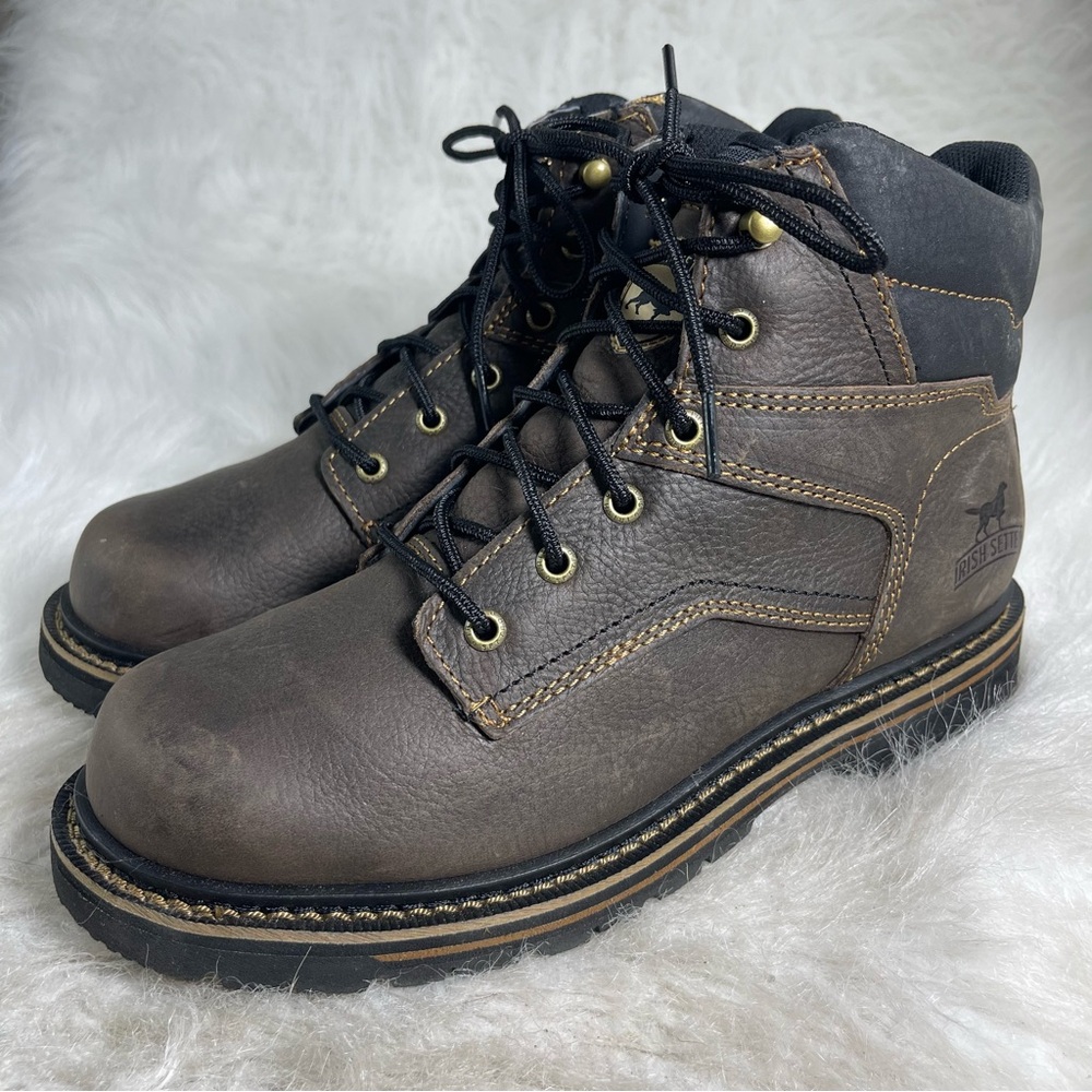 Red Wing Irish Setter Work Boots Mens 9.5 D Farmington 6" Leather 83603 9.5D